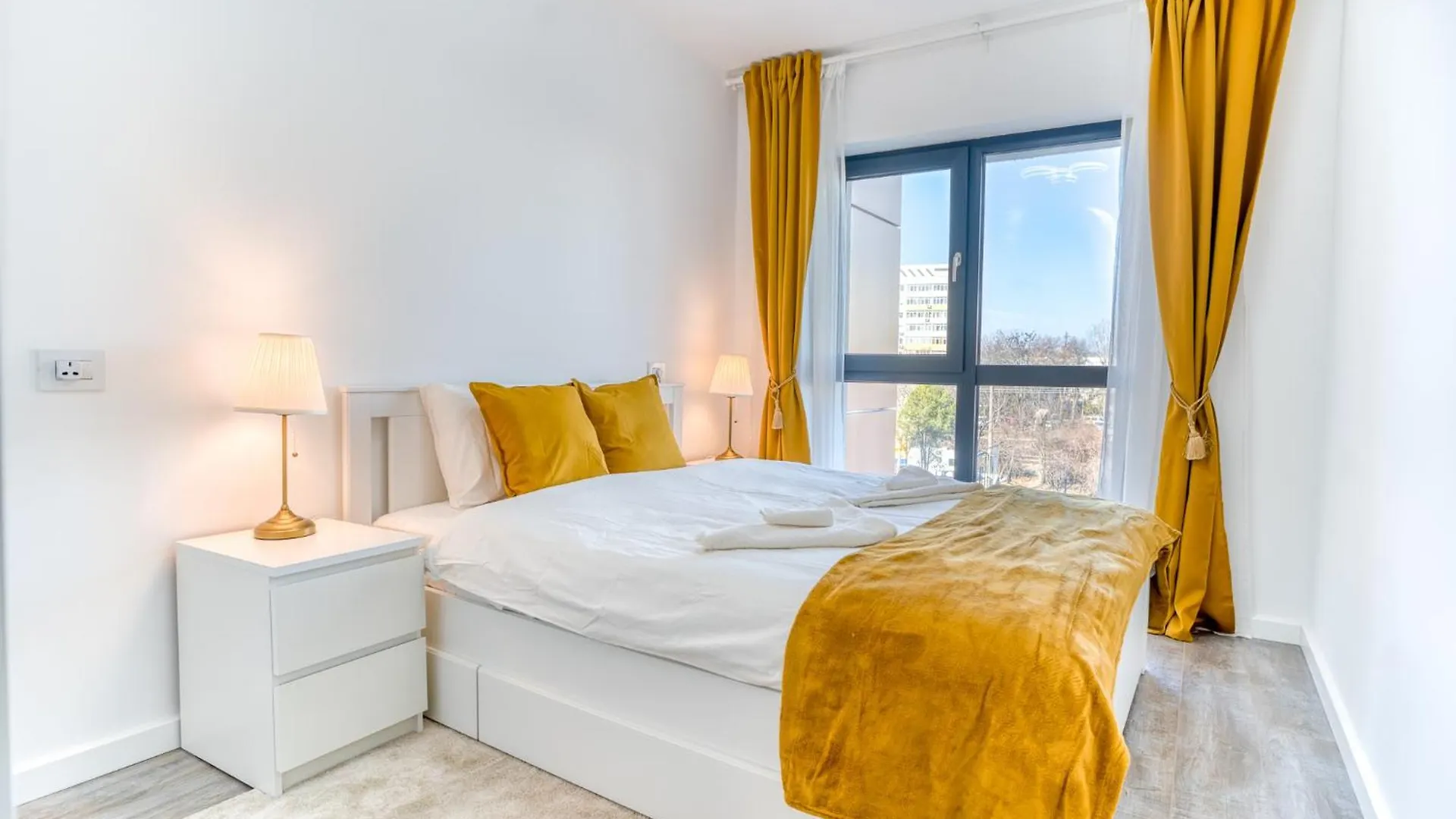 Modern 1Br Parcului Hideaway Daire Bükreş 0*,